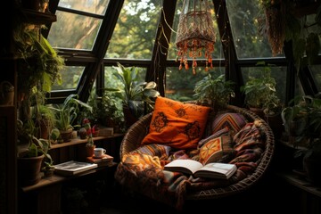 Bohemian Oasis: A Cozy Reading Nook