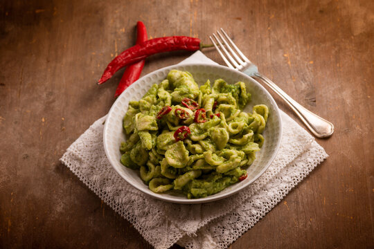 orecchiette with broccoli and anchovies traditional italian recipe