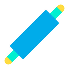 Flat Dough roller icon