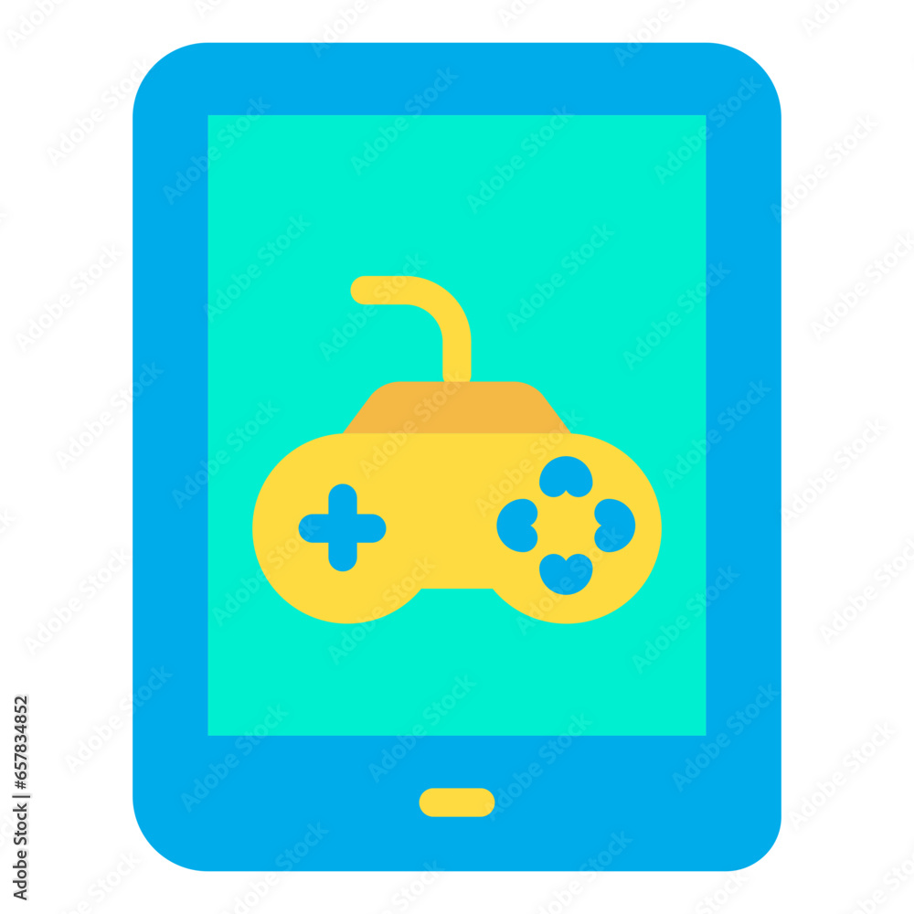 Canvas Prints flat tab game icon