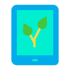 Flat Real estate Mobile icon