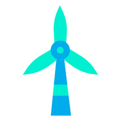 Flat Windmill icon