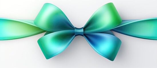 Pastel gradient ribbon symbolizes ovarian cancer support and awareness on World Ovarian Cancer Day