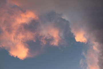 Soft Fluffy Pink Clouds