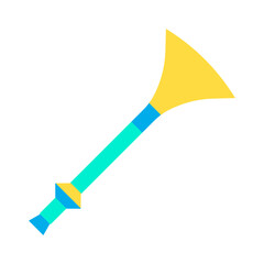 Flat Suona instrument icon