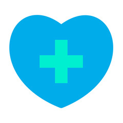 Obraz premium Flat Health icon