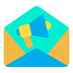 Flat Mail Marketing icon