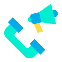 Flat Medical Phone icon