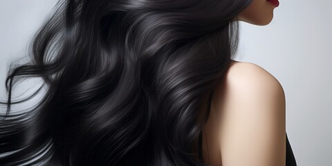 A Close-Up of Wavy Tresses on a White Surface, Highlighting the Beauty, Volume, and Strength Achieved Through Care