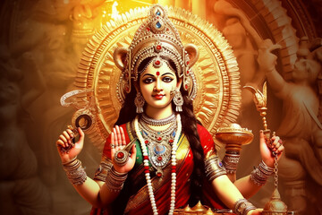 Goddess Durga puja celebration