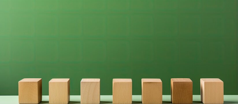 Chief Diversity Officer cubes on green background