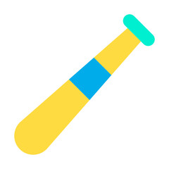 Flat Baseball Bat icon