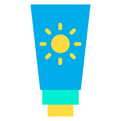 Flat Sunblock icon