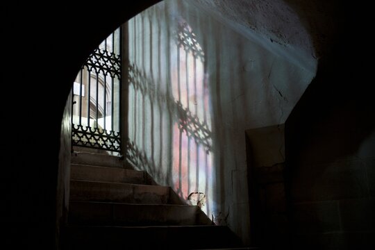 Steps In Bayeux Cathedral; Normandy, France