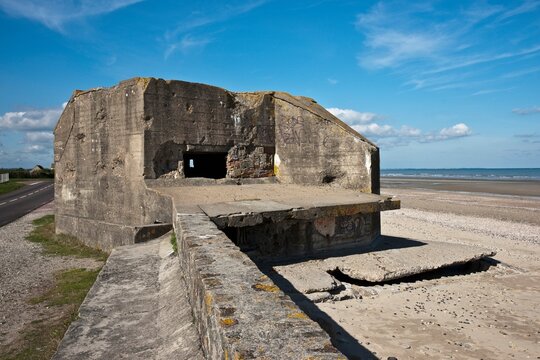 Bunker On Ohama Beach; Normandy, France