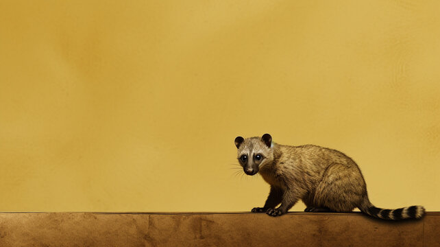 Kopi luwak animal. Indonesian coffee concept