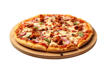 Pizza Isolated on Transparent Background