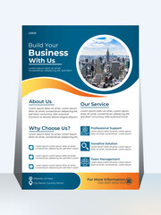 Creative corporate business flyer template