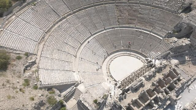 Ephesus Ancient City Theatre and Artemis Temple Aerial View 20