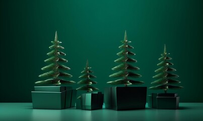 Green Forest Decoration Tree