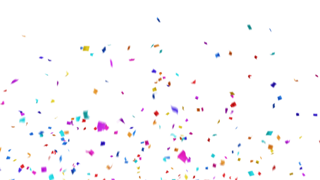 Colorful Confett Explosion so you can easily put it into your scene or video. Celebrate the holidays with it. UHD for your design