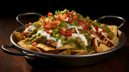 Tex-Mex Fiesta: Loaded Chicken Nachos