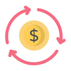 Business Cycle Flat Icon
