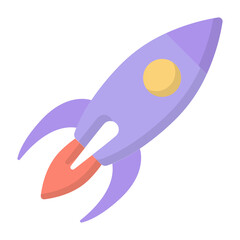 Fototapeta premium Startup Flat Icon
