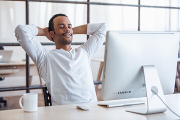 Businessman working