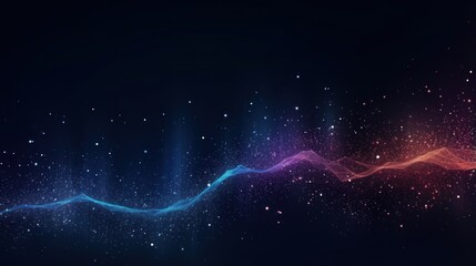 Modern Technology Particle Abstract Wallpaper