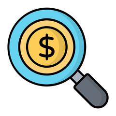 Funding Colored Outline Icon