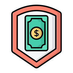 Security Colored Outline Icon