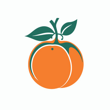 Persimmon in cartoon, doodle style. 2d vector illustration in logo, icon style. AI Generative