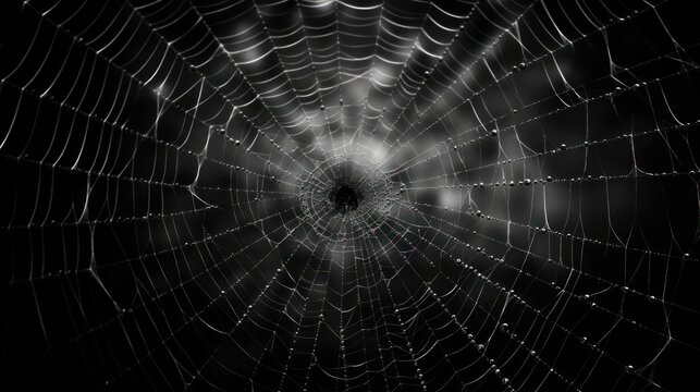 spider web off to the left of a background with mystical magical vibes