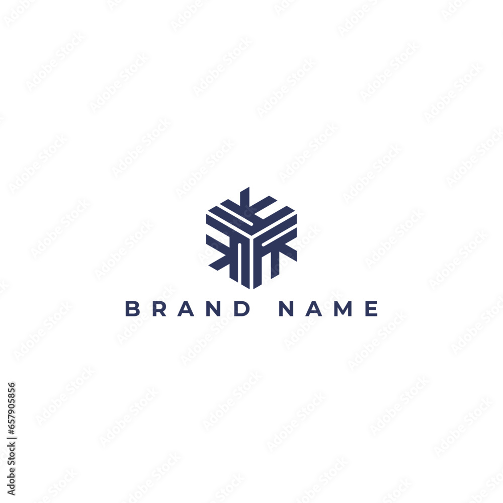 Poster abstract kk initial letters linked hexagon monogram logo in purple color isolated on a white backgro