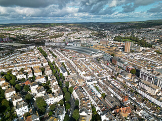 Brighton drone shot of Buckingham Road Aerial shot