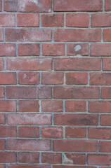 red brick wall