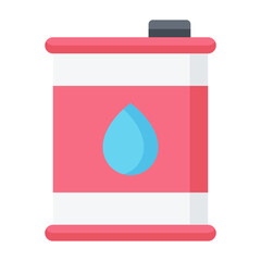 Oil Polution Flat Icon