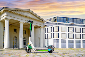 E-Scooter in Oldenburg, Niedersachsen, Deutschland 