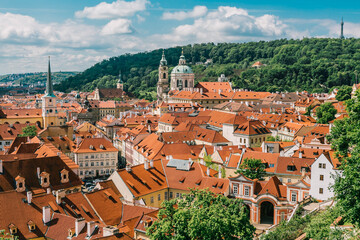 center of the old town, Prague 1, tourist season, tourist Europe, city sights