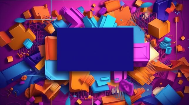 Flash sale banner with vibrant colors and substantial discounts for your shopping day