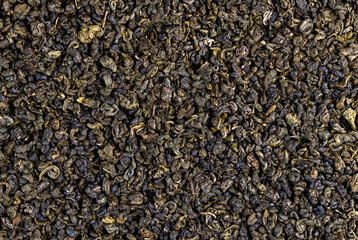 ready for making green tea dried high-quality tea leaves