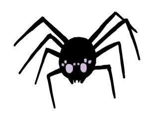 Halloween Cute Illustration Spider