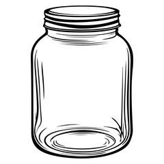 bottles and containers sketch drawing, 
Jar bottle cartoon drawing