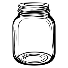 bottles and containers sketch drawing, 
Jar bottle cartoon drawing