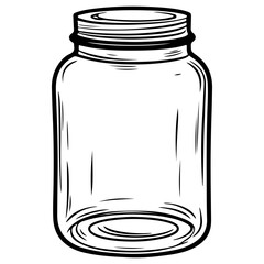 bottles and containers sketch drawing, 
Jar bottle cartoon drawing