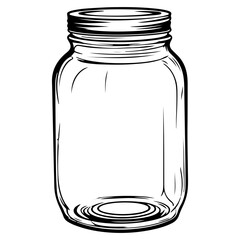 bottles and containers sketch drawing, 
Jar bottle cartoon drawing