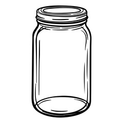bottles and containers sketch drawing, 
Jar bottle cartoon drawing