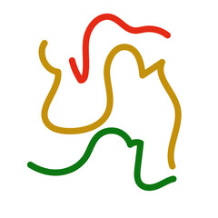 Abstract Scribble Decor Vector 