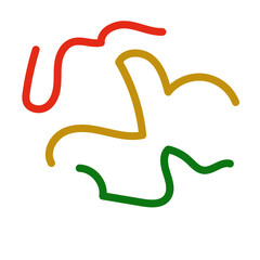 Abstract Scribble Decor Vector 